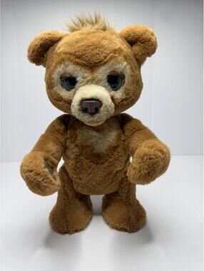 FurReal Friends Cubby The Curious Bear Interactive 17" Toy Talks Moves P111